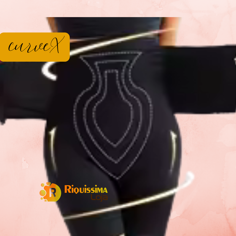 Shorts Cinta CurveX | Compressão Inteligente e Conforto Diário